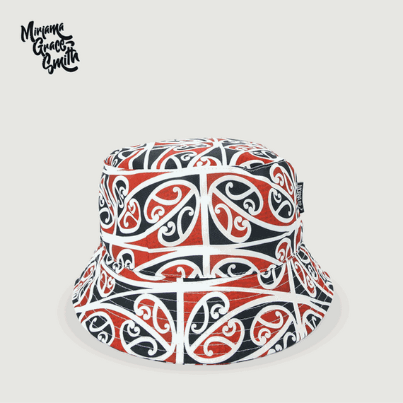 Moana Road Bucket Hat - Miriama Grace-Smith - Mangapore [ Kids 50cm - 5054]