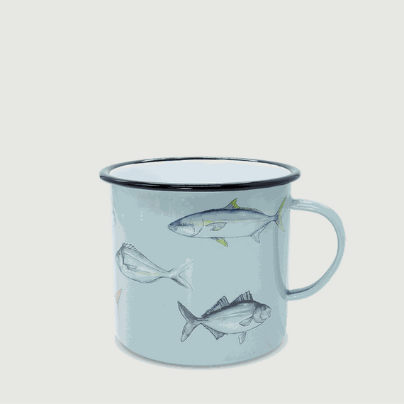 Moana Road Enamel Mug [ NZ Fishing Club - 648b]