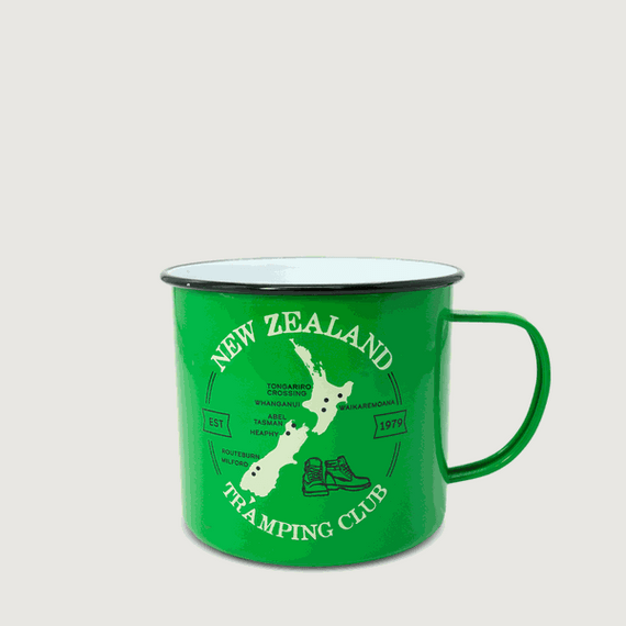 Moana Road Enamel Mug [ NZ Tramping - 656b]