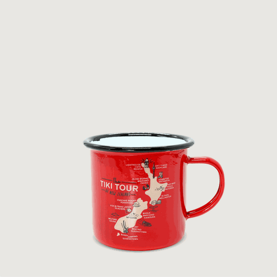 Moana Road Enamel Mug [ Tiki Tour - 650a]