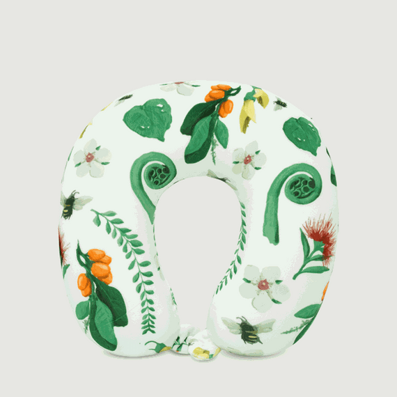 Moana Road Neck Pillow [ Native Flora - 294]