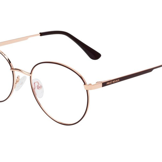Prive Revaux The Dixie Blue Light Glasses [Rose Gold/Brown]