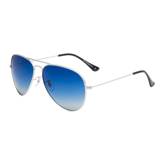 Prive Revaux The Commando Sunglasses [Antique Silver/Dark Navy Gradient]