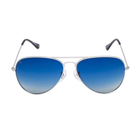 Prive Revaux The Commando Sunglasses [Antique Silver/Dark Navy Gradient]