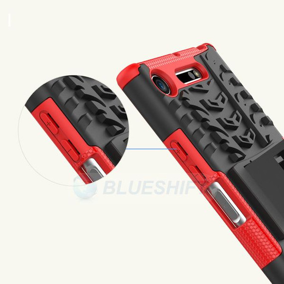 Sony Xperia XZ1      Heavy Duty Case    [Blue]