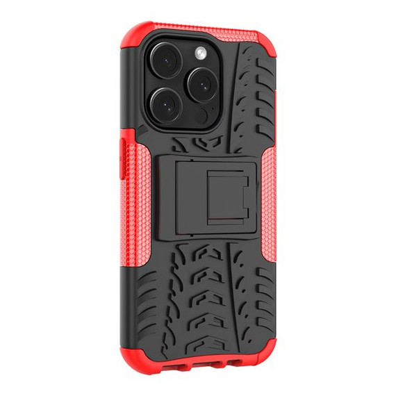 Apple iPhone 15 Pro Heavy Duty Case Red