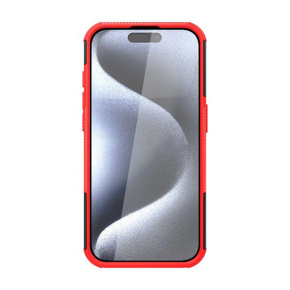 Apple iPhone 15 Pro Heavy Duty Case Red