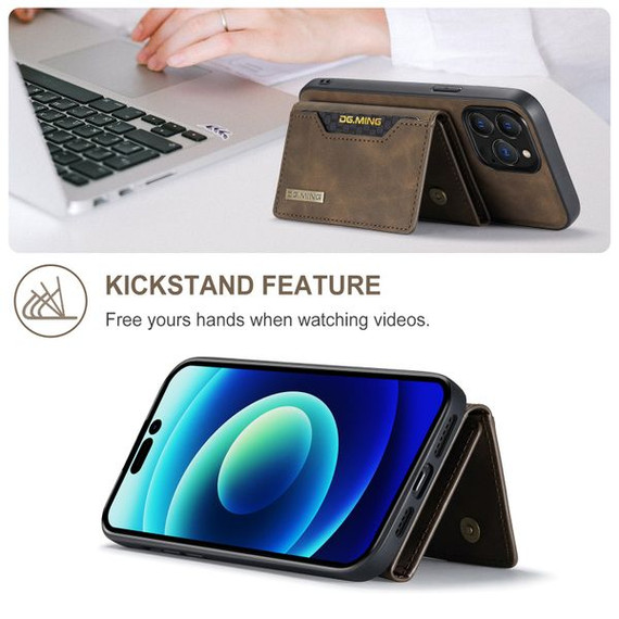 Apple iPhone 15 Pro Magnetic Wallet Coffee