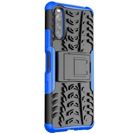 Sony Xperia 10 Iii      Heavy Duty Case    [Blue]
