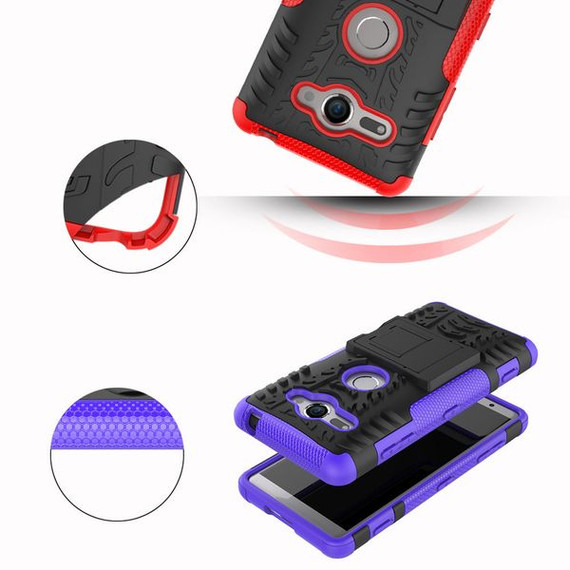 Sony Xperia XZ2 Compact      Heavy Duty Case    [Green]