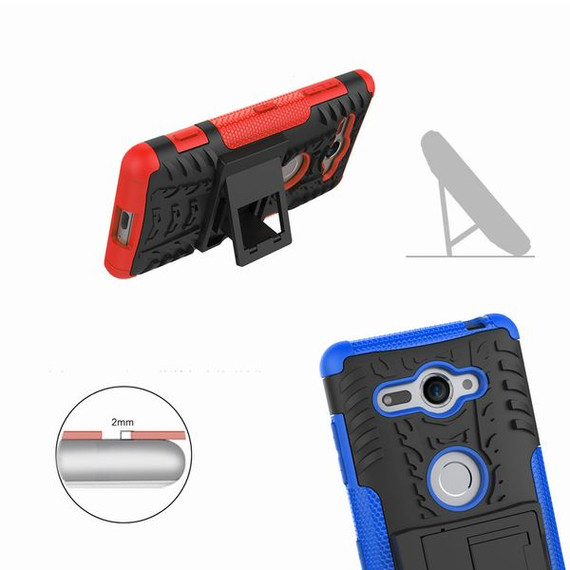 Sony Xperia XZ2 Compact      Heavy Duty Case    [Green]