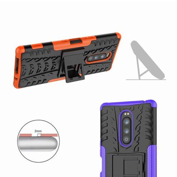 Sony Xperia 1      Heavy Duty Case    [Blue]