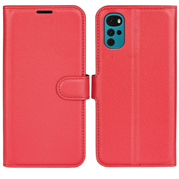 Motorola G22      Pu Wallet Case    [Red]