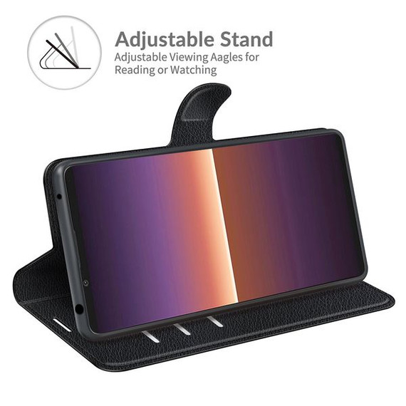 Sony Xperia 1 Iii      PU Wallet Case    [Black]