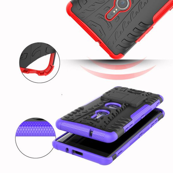 Sony Xperia XZ3      Heavy Duty Case    [Black]