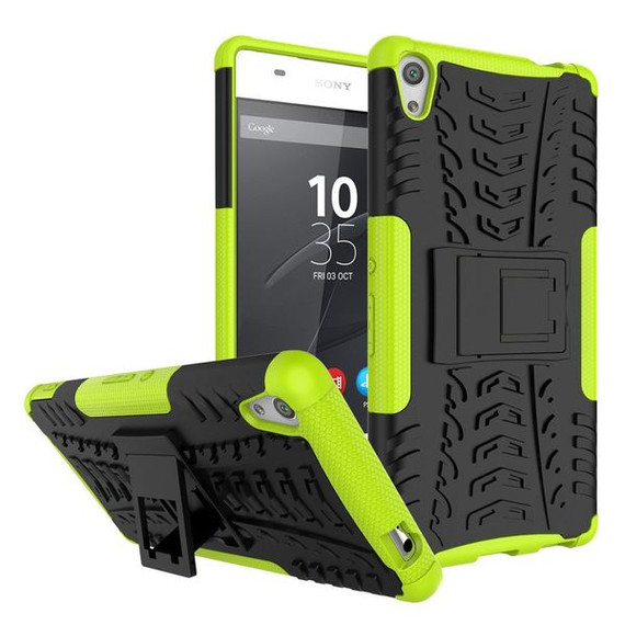 Sony Xperia Xa      Heavy Duty Case    [Green]