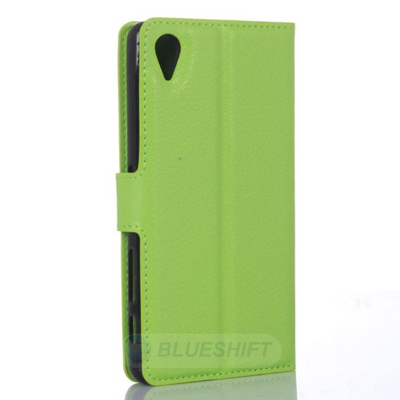 Sony Xperia X      PU Wallet Case    [Green]