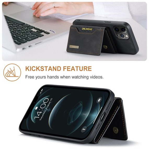 Apple iPhone 12 Pro Max Magnetic Wallet Black