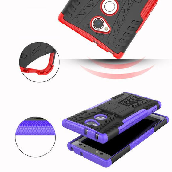 Sony Xperia Xa2 Ultra      Heavy Duty Case    [Purple]