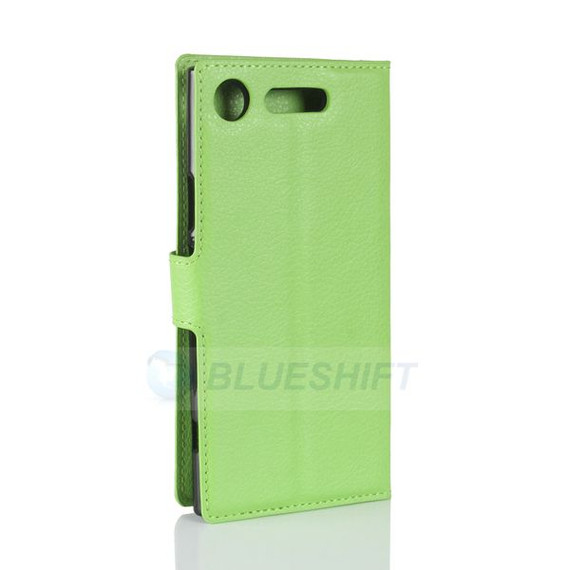 Sony Xperia XZ1      PU Wallet Case    [Green]
