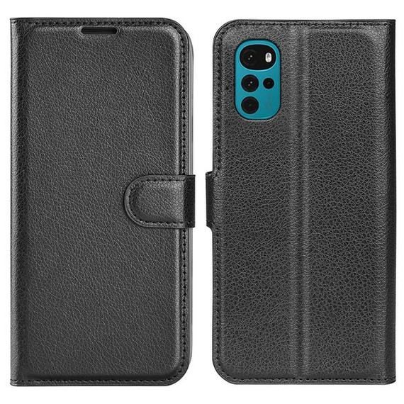 Motorola G22      Pu Wallet Case    [Black]