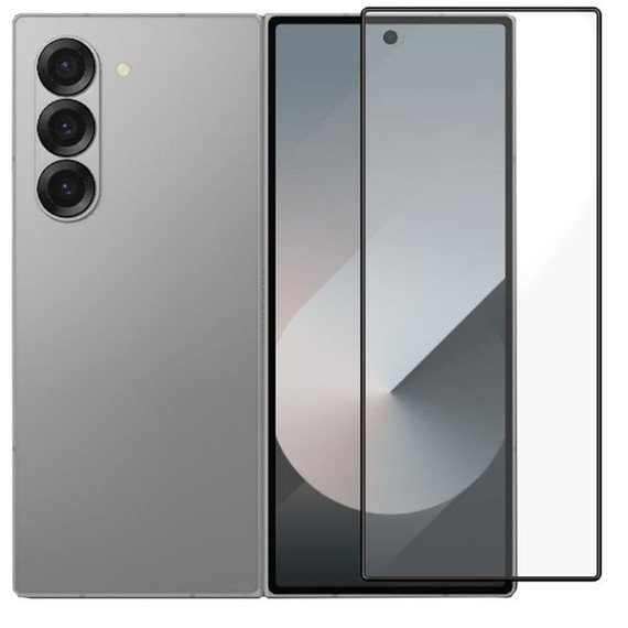 Samsung Galaxy Z Fold 6         Tempered Glass Screen Protector [Black]