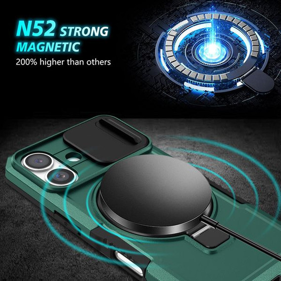 Apple iPhone 16      Magsafe Sliding Cover Case    [Teal]