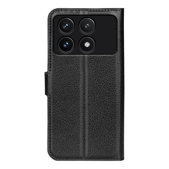 Xiaomi Poco F6 Pro      Pu Wallet Case    [Black]