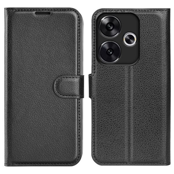 Xiaomi Poco F6      Pu Wallet Case    [Black]