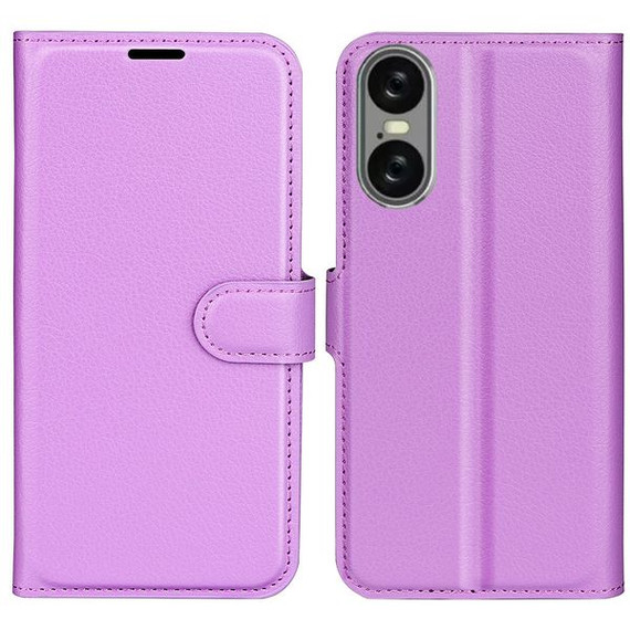 Sony Xperia 10 Vi      Pu Wallet Case    [Purple]
