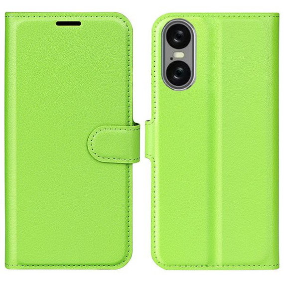 Sony Xperia 10 Vi      Pu Wallet Case    [Green]