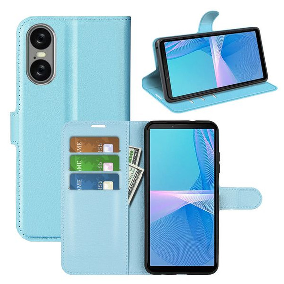 Sony Xperia 10 Vi      Pu Wallet Case    [Lightblue]
