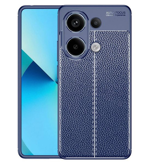 Xiaomi Redmi Note 13 4G      Leather Texture Case    [Navy]