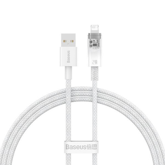 Baseus Usb Type-A To Lightning  [White]   [1M]