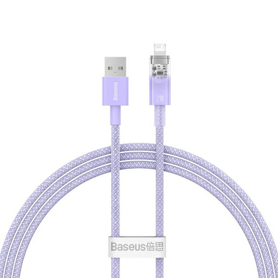 Baseus Usb Type-A To Lightning  [Purple]   [1M]