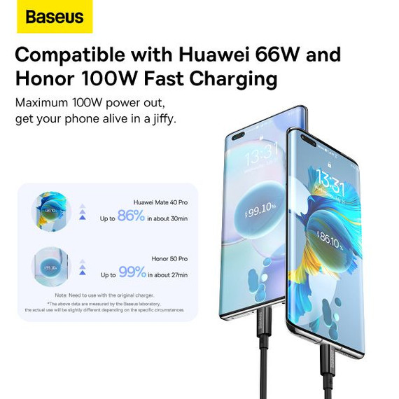 Baseus Type-A To Type-C  [Black]   [1.5M]