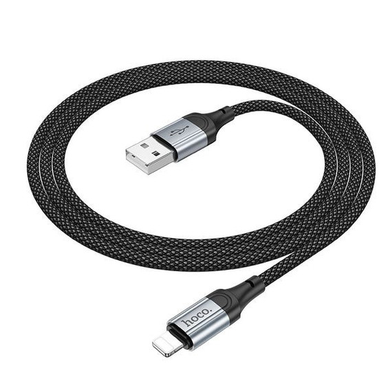 Hoco Fast Charging Nylon Braided USB Cable (X102) [ Lightning]