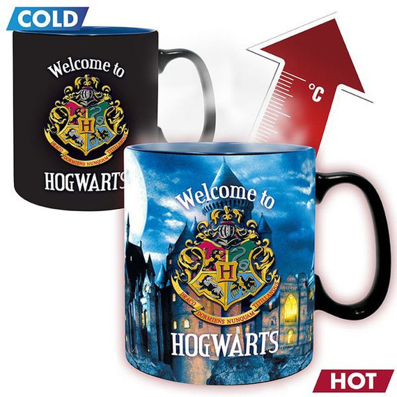 Harry Potter Hogwarts Crest Heat Change Mug 