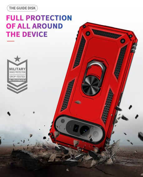 Google Pixel 9 Pro XL Military Armour Case [Red]
