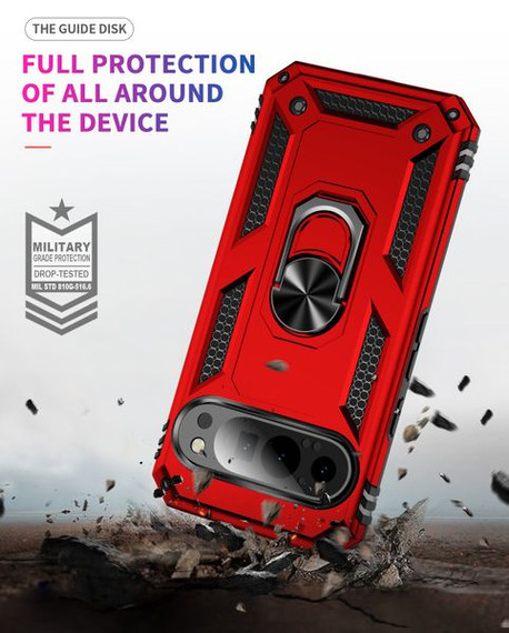 Google Pixel 9 Military Armour Case [Red]