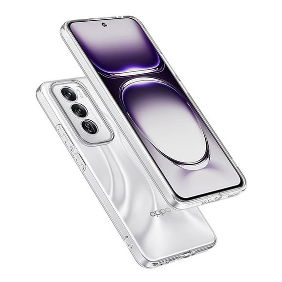 Oppo Reno 12 Soft Gel Case [Clear]