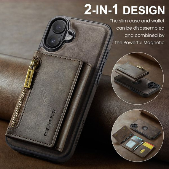Apple iPhone 16 Plus Magnetic Wallet [Coffee]
