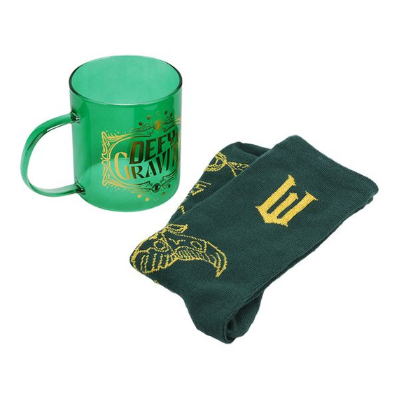Wicked Elphaba Glass Mug & Socks