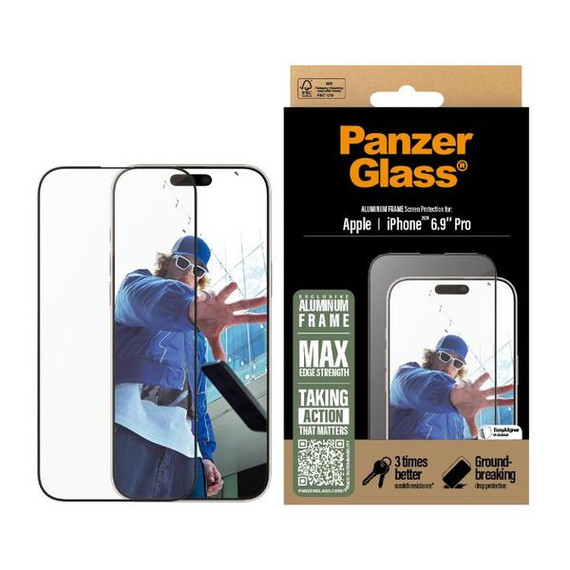 PanzerGlass UWF Aluminum Frame SP -iPhone 16 Pro Max