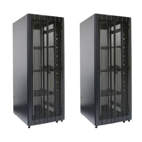 DYNAMIX 45RU Server Cabinet 800mm Deep (800 x 800 x 2181mm) Includes 3x fixed shelves, 4x fans, 25x cage nuts, 4x castors, 4x levelling feet Single front & bifold rear mesh doors. 6-Way PDU installed. Black