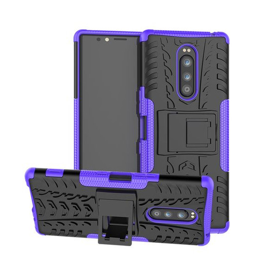 Sony Xperia 1      Heavy Duty Case    [Purple]
