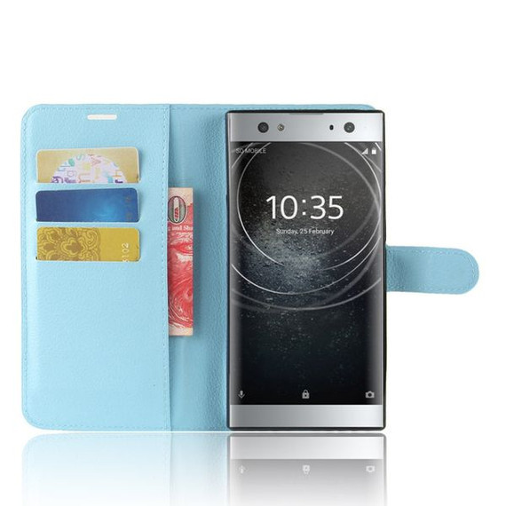 Sony Xperia Xa2 Ultra      PU Wallet Case    [Lightblue]