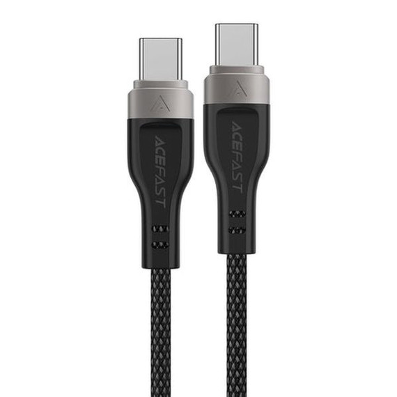 3A/60W Super Durable Zinc Alloy Nylon Braided Cable w/ Magnetic Anti-Tangle (C11) [60W USB-C to USB-C]