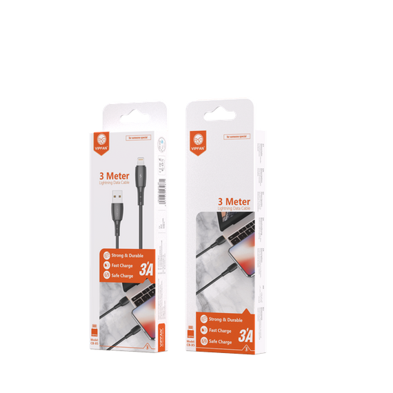 Vipfan Charge Cable (X5) - Micro USB [ 3M - White ]