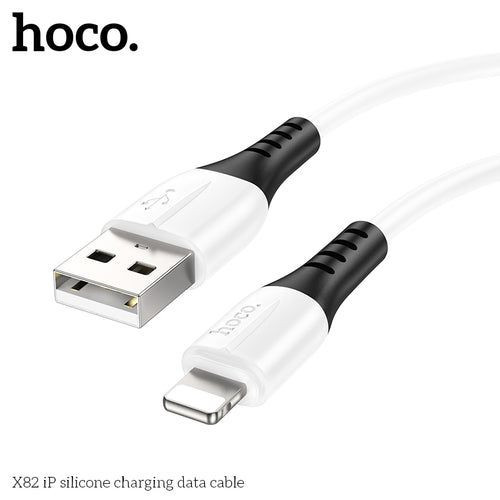 Ultra Soft Silicon Cable (X82) - Lightning [White] 